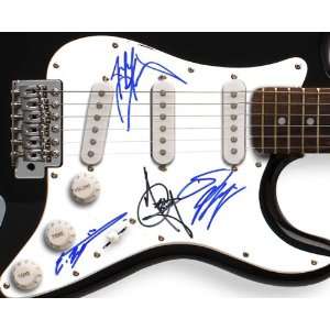  Cinderella Autographed Signed Guitar & PSA/DNA Proof 