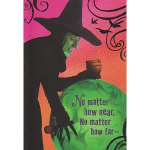  Halloween Card Wizard of Oz No Matter How Near, No Matter 