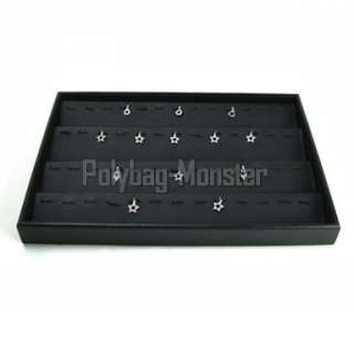 Large Black Jewelry Shop Display Stand Pendants Tray  