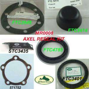 LAND ROVER FRONT AXEL RESEAL KIT DISCOVERY 1 RANGE CL  