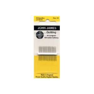  NT288 John James Size 10 Quilting Needles 20/Blister Pack 