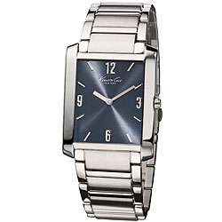 Kenneth Cole Mens Blue Dial Stainless Steel Watch  