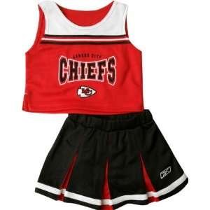 Kansas City Chiefs Girls 4 6X 2 Pc Cheerleader Jumper:  