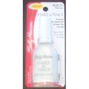   Hansen Hard As Nails Color, Platinum, 0.4 fl oz / 13.3 ml Beauty