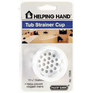  Helping Hand 10508 1 5/16 Strainer Cup, White (3 Pack 