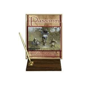  Passion (X Games) Desktop Pen Set with 8 x 10 Gold Plate 
