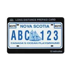  Collectible Phone Card Nova Scotia (Canada) License Plate 