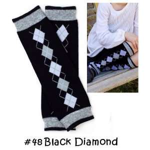  My Little Legs baby leg warmers (#48) black diamond 