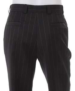 Versace Mens (Size 50) Black Red Pinstripe Pants  Overstock