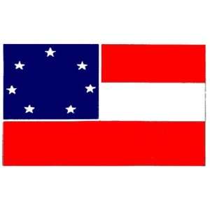     3x5ft Polyester 1st Confederate Flag #F1061: Patio, Lawn & Garden