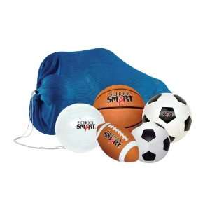  School Smart Assorted Ball Set w/Bag