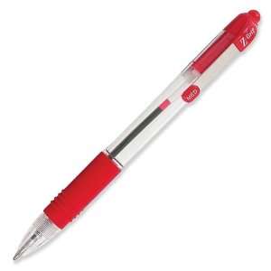 Ballpoint Pen, Retractable, 1.0mm Pt, Red Qty12 Office 