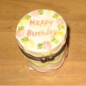  Happy Birthday Cake Trinket Box 