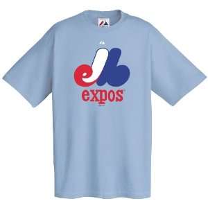  Montreal Expos Cooperstown Official Logo T Shirt: Sports 