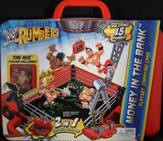   THE BANK PLAYSET & CASE W/ THE MIZ   WWE RUMBLERS TOY WRESTLING FIGURE
