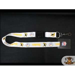 NFL Licensed Pittsburgh Steelers   White Detachable 25 