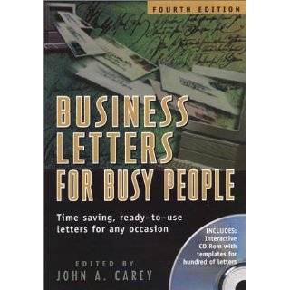   for Busy People by John A. Carey and Gary Weinberg (Mar 15, 2002