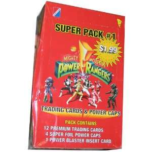   : Power Rangers Collect A Card Super Pack #1(Red)   24P: Toys & Games