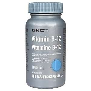  GNC Vitamin B 12 1000mcg