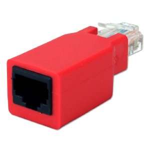    QVS CAT5 RJ45 Male to Female Crossover Adapter 