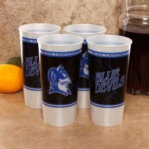  Duke Blue Devils 4 Pack 24oz. Plastic Souvenir Cups 