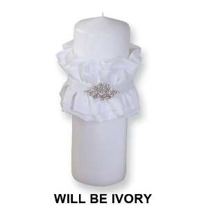  Ivory Isabella Pillar Candle Jewelry