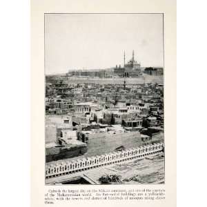 1923 Print Cairo Africa Continent Capital Mohammedan Arab World Egypt 