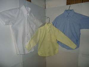 Boys Oxford Button Down Shirt Cotton/Polyester Blend  