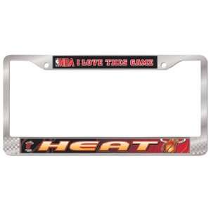  Miami Heat Chrome License Plate Frame *SALE* Sports 