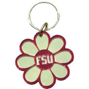 Florida State Seminoles Lm Flower Key Chain  Sports 