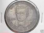 Vintage JFK President Kennedy bronze Medallion NIB Treasury Bureau 