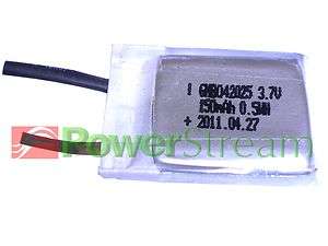 PowerStream GM042025 4 Bluetooth/ Polymer Li ion Battery packs