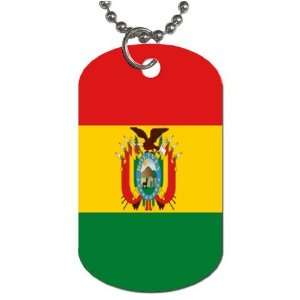 Bolivia Flag Dog Tag