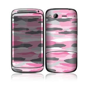  HTC Desire S Decal Skin   Pink Camo 