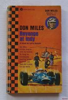   MILES REVENGE AT INDY A Novel by Larry Kenyon Auto Racing Car  
