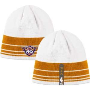  Phoenix Suns Striped White Knit Hat