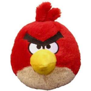  Angry Birds 5 Inch Plush With Sound Red Bird Toys & Games