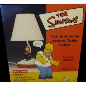 The Simpsons Accent Table Lamp (Featuring Homer)   (2002)