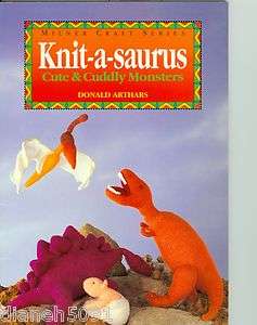 Dinosaur Knitting Pattern Book Toys Triceratops More  