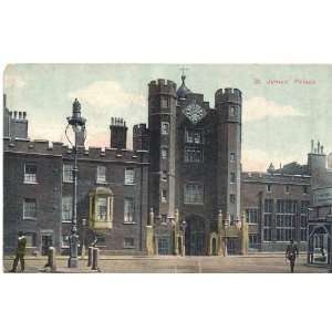  1910 Vintage Postcard St. James Palace   London England UK 