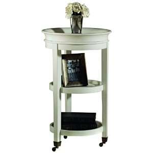  White Three Tier Tray Top Table: Home & Kitchen