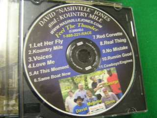 Music CD DAVID Nashville JONES & KOUNTRY MILE  