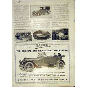  Motor Car Napier Austin Sunbeam Cadillac Squire 1914: Home 