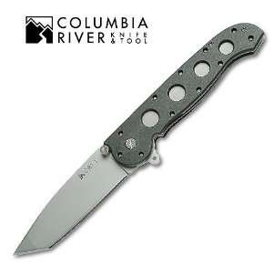  Columbia River Folding Knife M16 Tanto Plain: Sports 