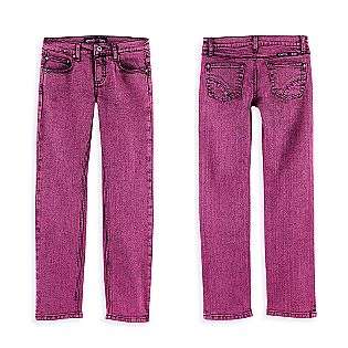Girls 7 16 Acid Wash Skinny Jeans  Vanilla Star Clothing Girls 