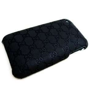  Leather Iphone 3g 3gs Hard Back Case Cover Color GC Black 