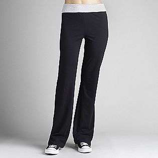   Fold Over Waist Yoga Pants  Joe Boxer Clothing Womens Activewear