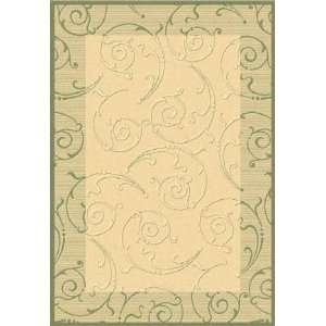   CY2665 1E01 NATURAL / OLIVE 9 X 12 6 Area Rug
