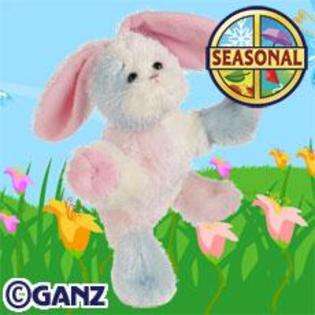   Cotton Candy Bunny Plush Stuffed Animal and Virtual Pet (Seasonal