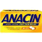 Anacin Pain Relievers Anacin fast pain relief, pain reducer aspirin 